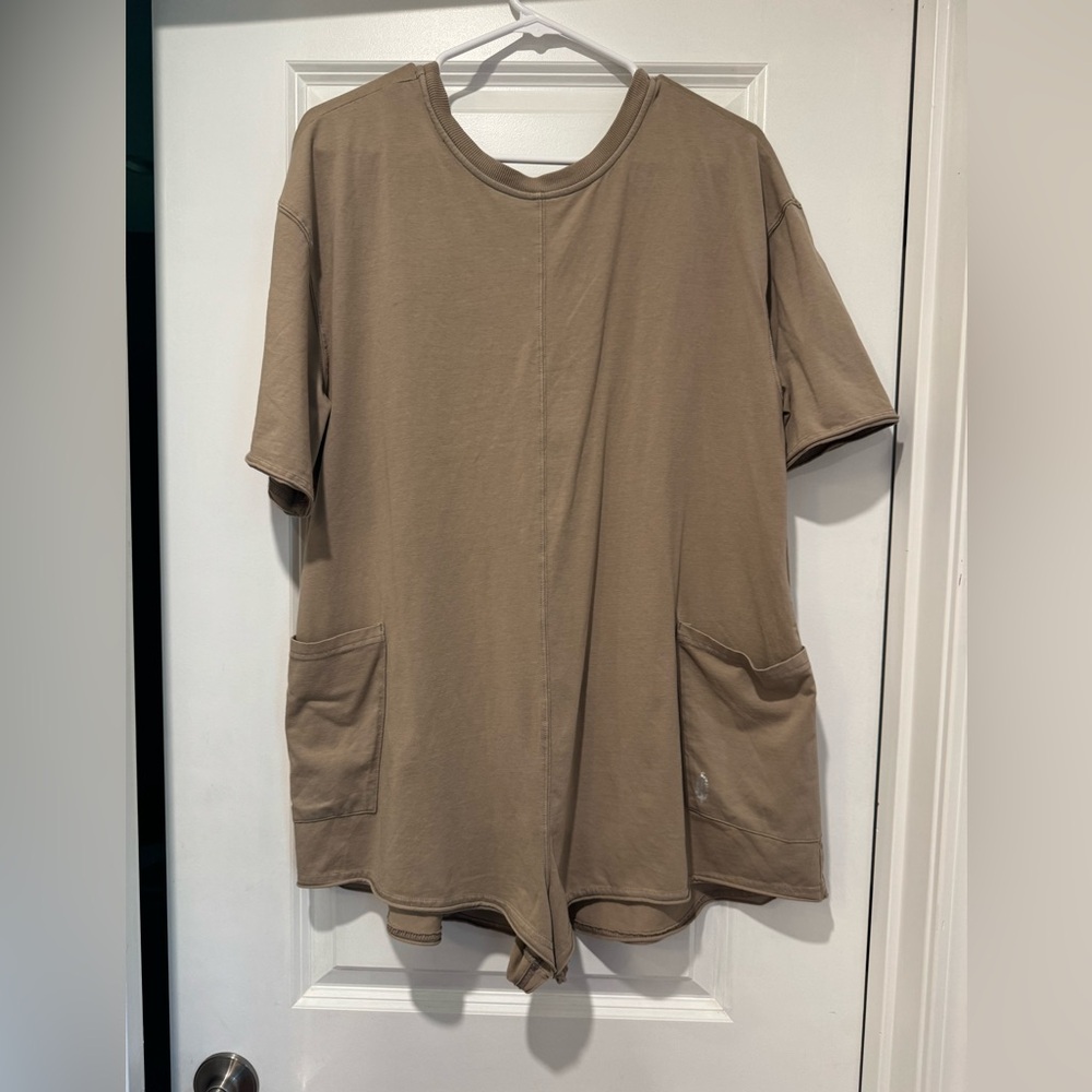 Free People tee shirt romper